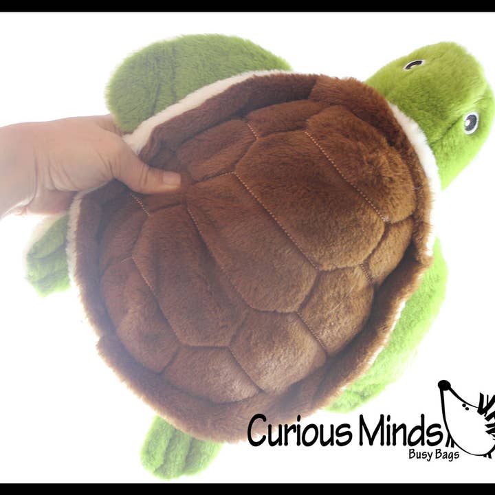Curious Minds Toys - Wholesale Stuffed/Plush Toy - Kids & Baby - 1 Sea Turtle Plush Stuffed Animal - Adorable Plushie Stuffie
