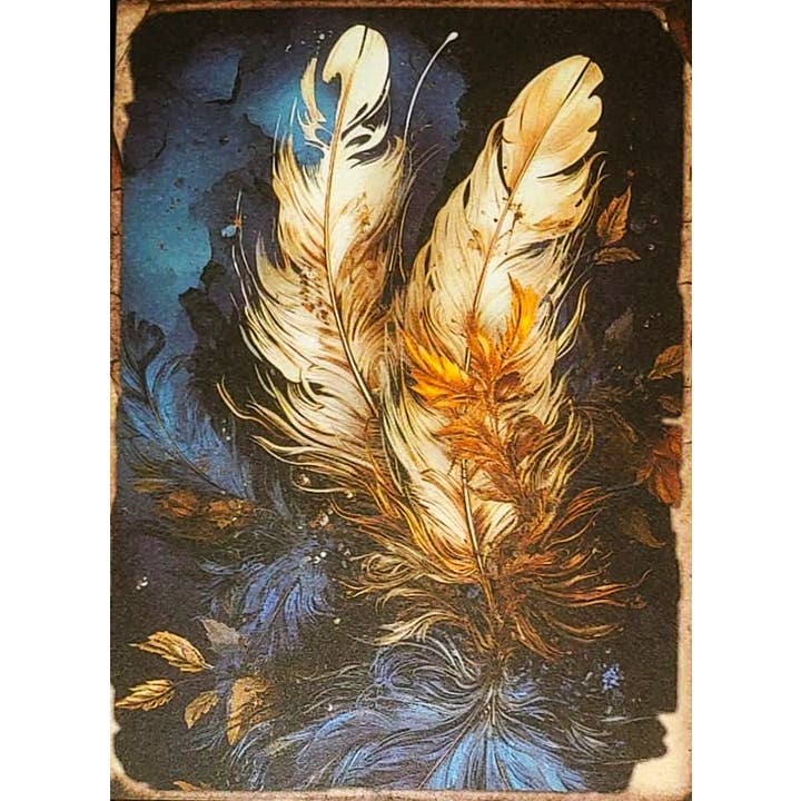 Slightly Askew Art - Wholesale Gallery Wall Set - Blue Witches - Set of 10 4" x 6" Decoupage Wood Wall Panels7