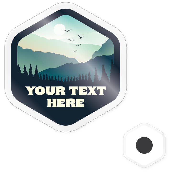 Magnet - Green Hills Badge 1 for wholesale by Morris Magnets