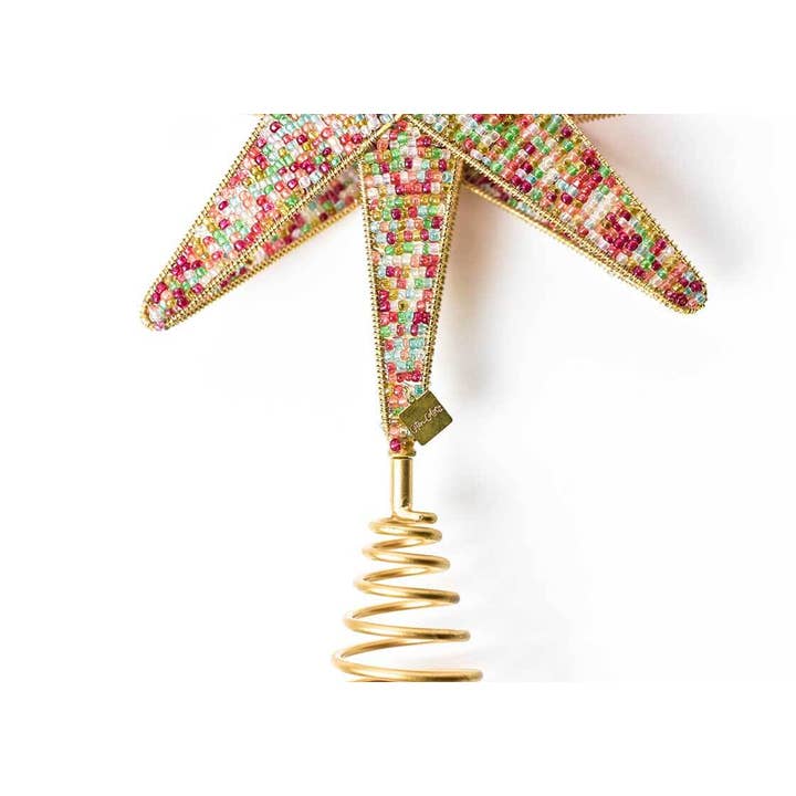 Coton Colors - Wholesale Tree Topper - Multi Beaded Star Large Tree Topper