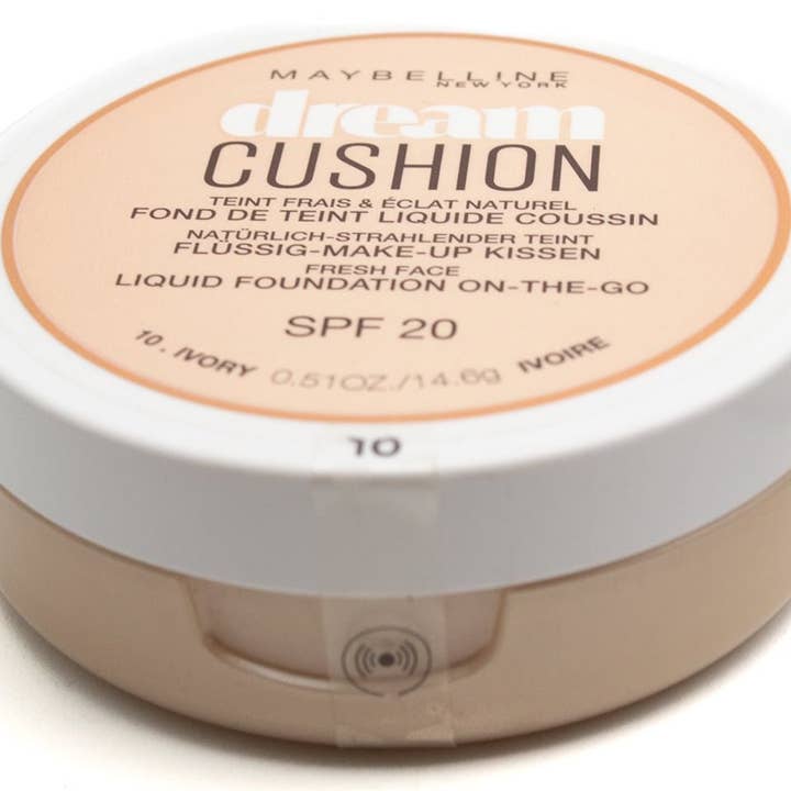 Maybelline Dream Cushion Fundação Líquida, 10 Ivory FPS 20, 10 Ivory 0,51 oz por atacado de Super Stock Wholesale