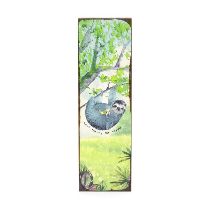 Sloth - Timber Wall Art for wholesale by Cedar Mountain Studios