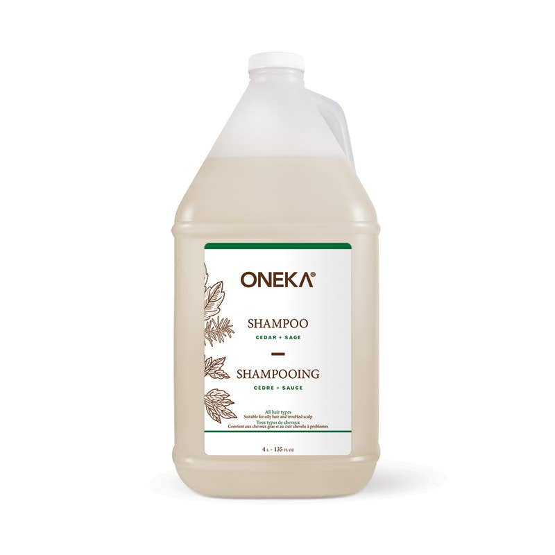 Oneka - Wholesale Hair Shampoo - 135 oz Oneka Cedar and Sage Shampoo