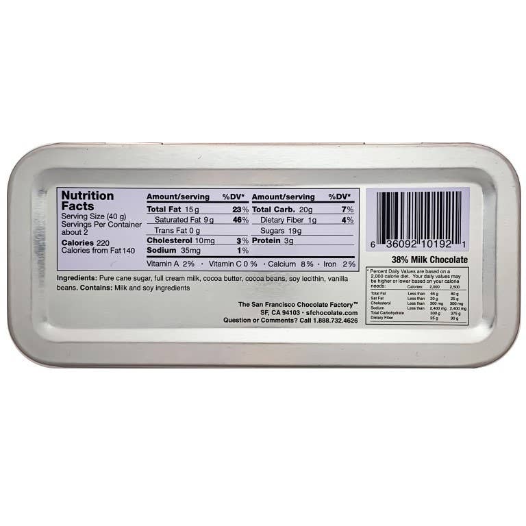 The San Francisco Chocolate Factory - Wholesale Chocolate Bar - SF Collection - Golden Gate Bridge - Milk Chocolate6