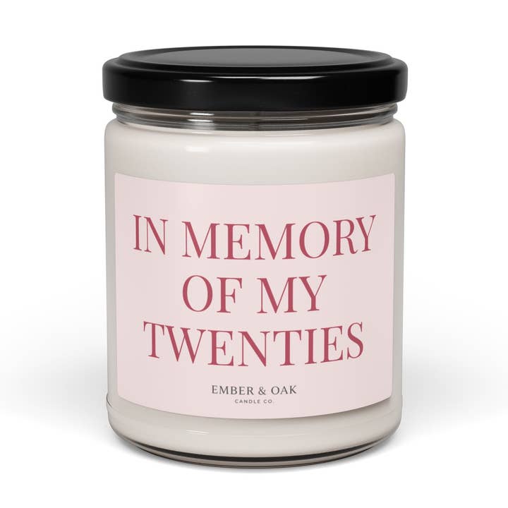 30th Birthday Gift in memory of your 20s Candle Funny Birthday Gifts Milestone Birthday Dirty 30 birthday gifts Birthday Candle for wholesale by Blue & Willow
