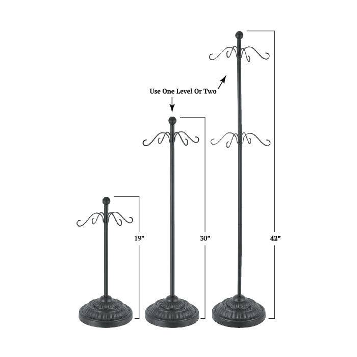 Haute Decor - Wholesale Christmas Decoration - Adapt™ Adjustable Christmas Stocking Tree Stand - Black3