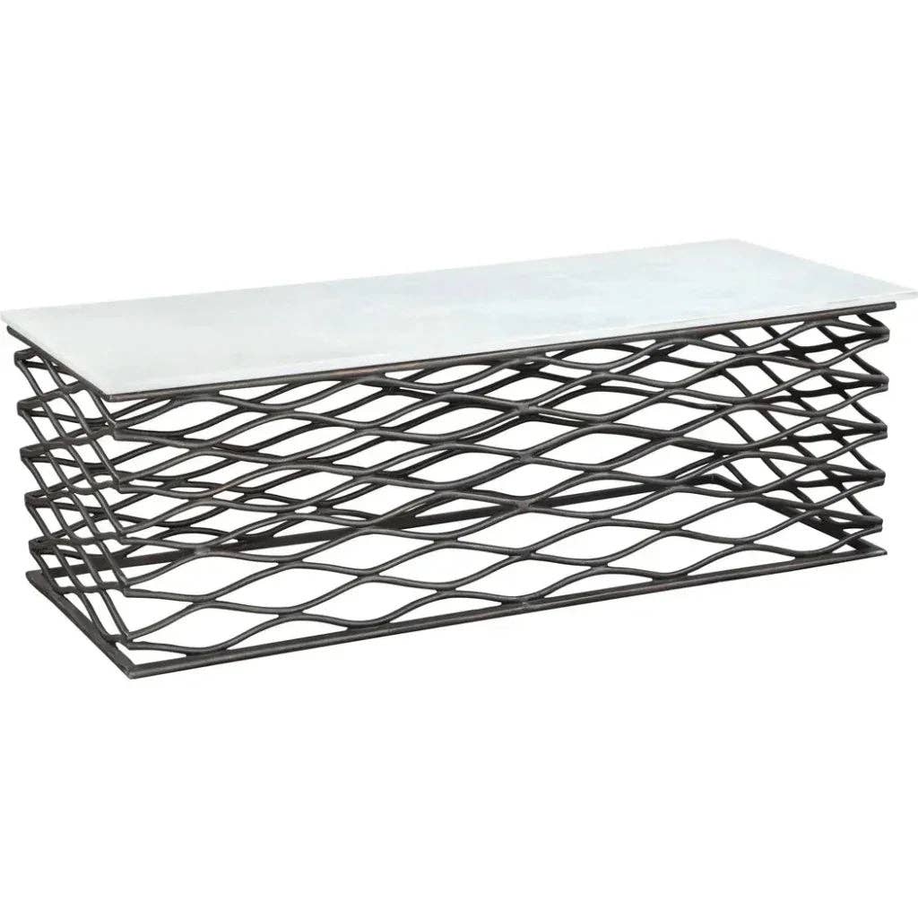 LOOMLAN - Wholesale Coffee Table - Duchess Coffee Table White & Antique Black0