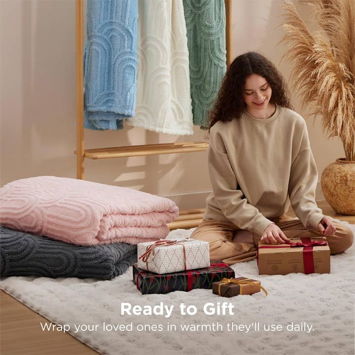 FLUFFERY - Wholesale Throw Blanket - Cozy Home Taffeta Fleece Blanket 130x150cm Single Layer 13