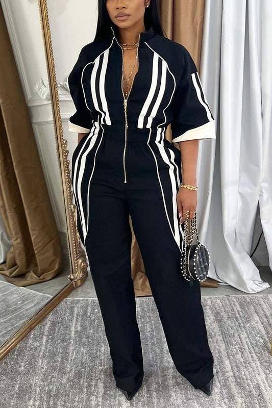 Flarix - Wholesale Jumpsuit - Women's - cargo straight leg jumpsuit0