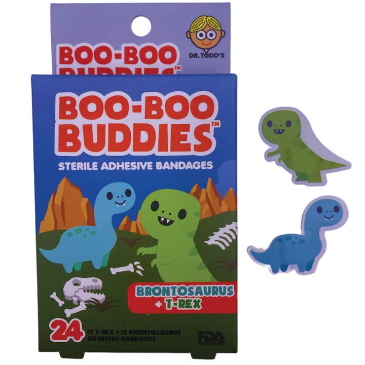Boo Boo Buddies - Wholesale Bandaids/Bandages - 36 BOX PDQ DISPLAY - Each Box - 24 Pack | Fun, Waterproof, 14