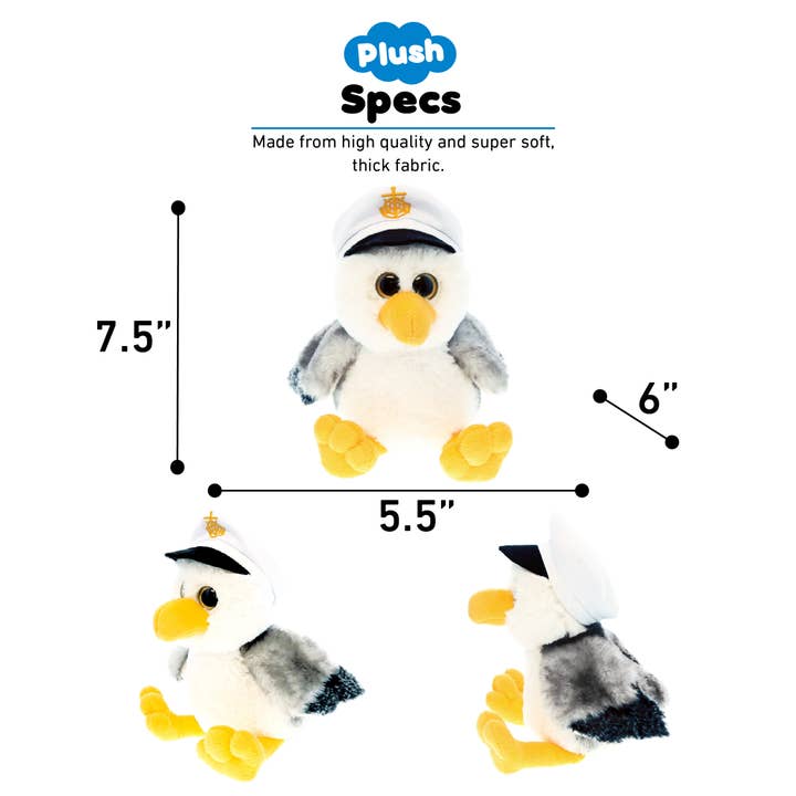 Cota Global - Wholesale Stuffed/Plush Toy - Kids & Baby - Super Soft Plush - Seagull Sailor2