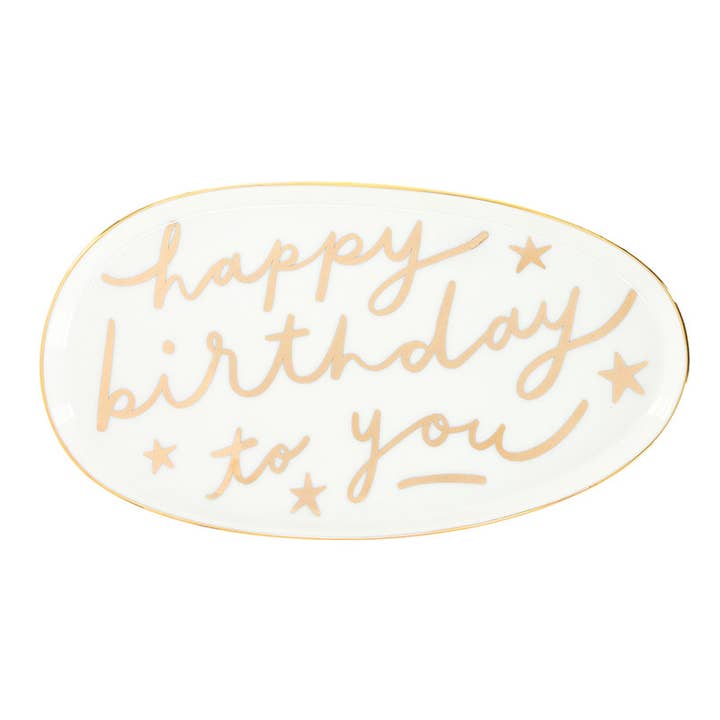 Ceramic Platter - Happy Birthday To You for wholesale by Santa Barbara Design Studio by Creative Brands