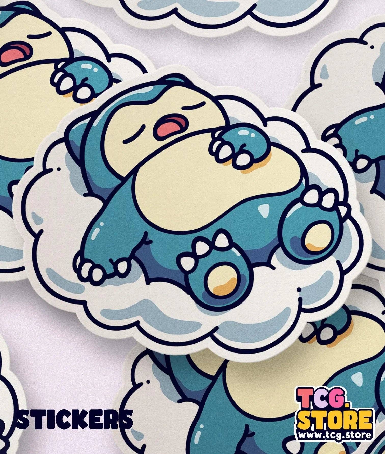 TCG.Store - TCGDOTSTORE - Wholesale Sticker - Snorlax Pokémon Sticker7
