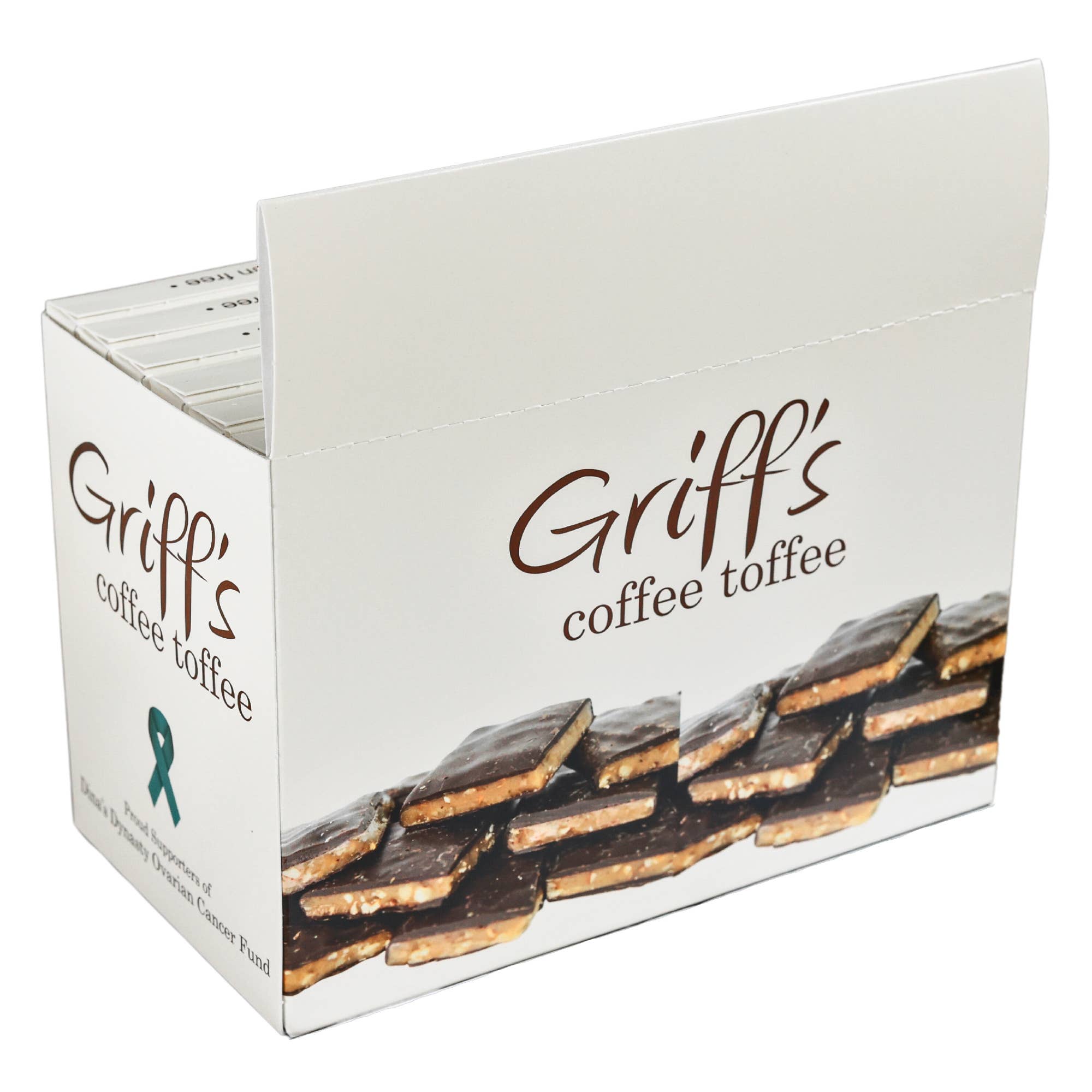 Griff's Toffee - Wholesale Toffee - Griff's Coffee Toffee - 2oz Dark Chocolate Toffee3