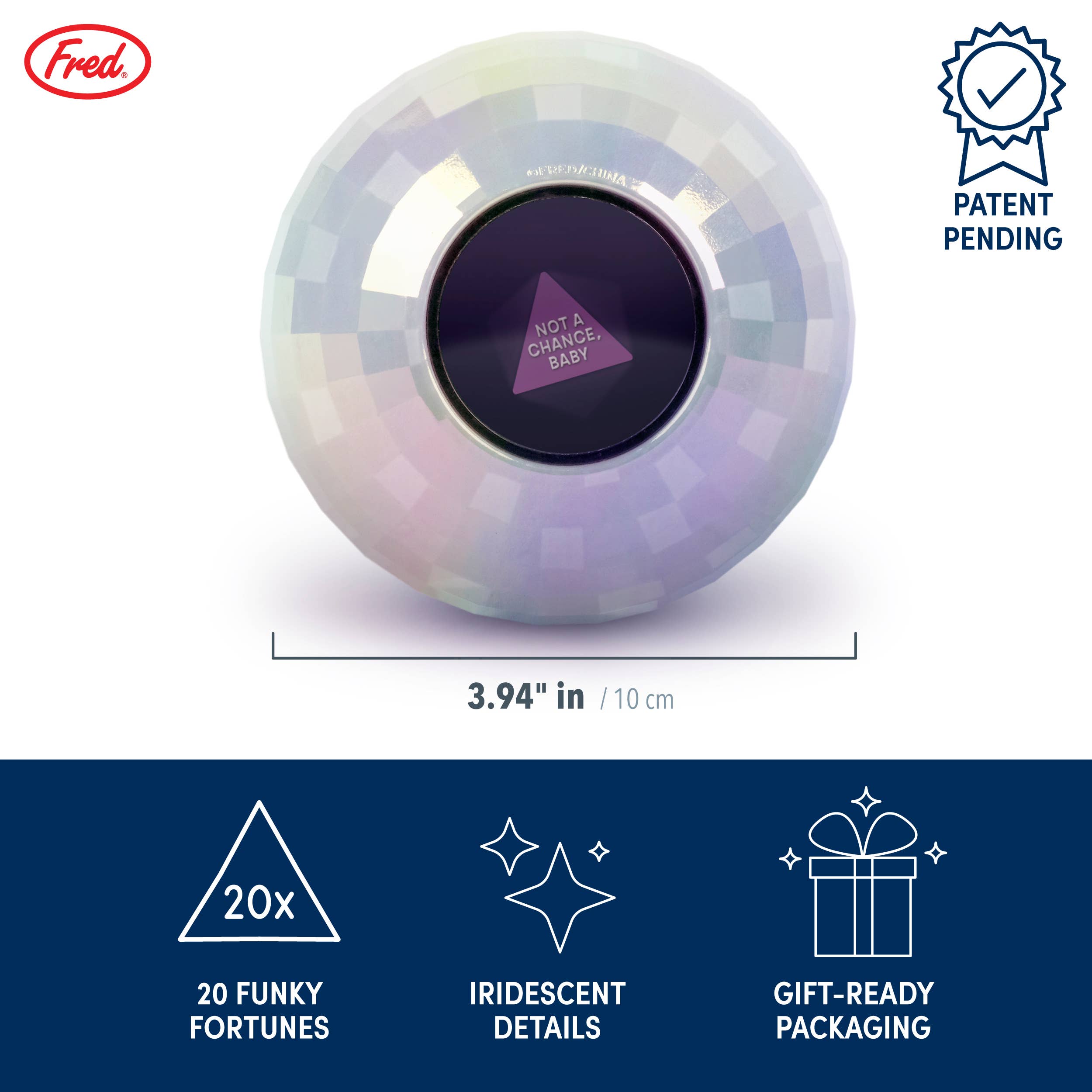 Fred & Friends - Wholesale Gag Gift/Novelty Gift - Wonderball - Mystic Mirrorball, Disco Ball Decision Maker6