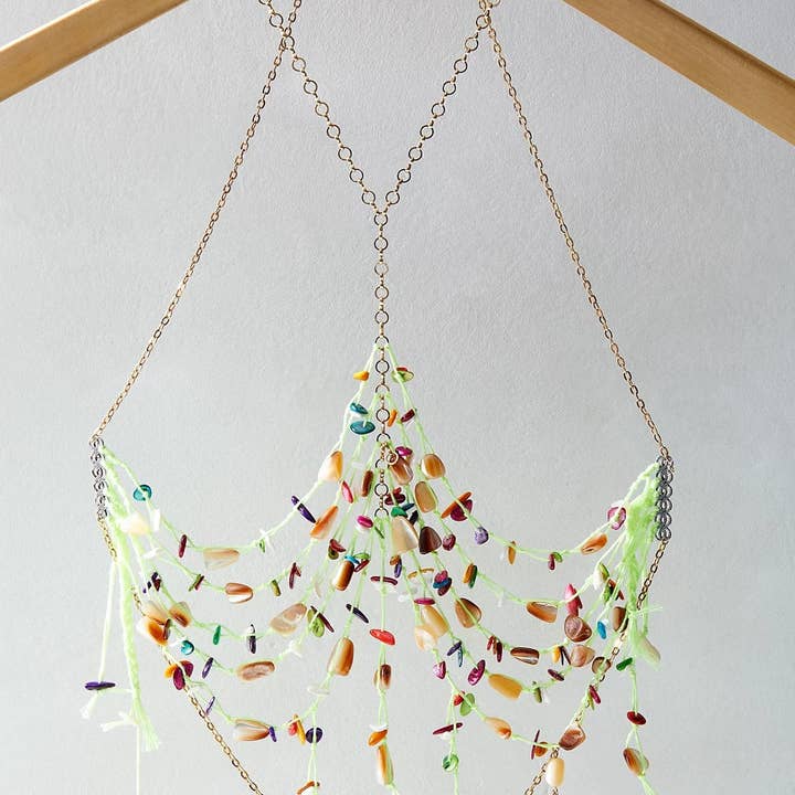 Ariana Ost - Wholesale Face/Body Chain - Ariana Ost X Free People Golden Sunset Body Chain