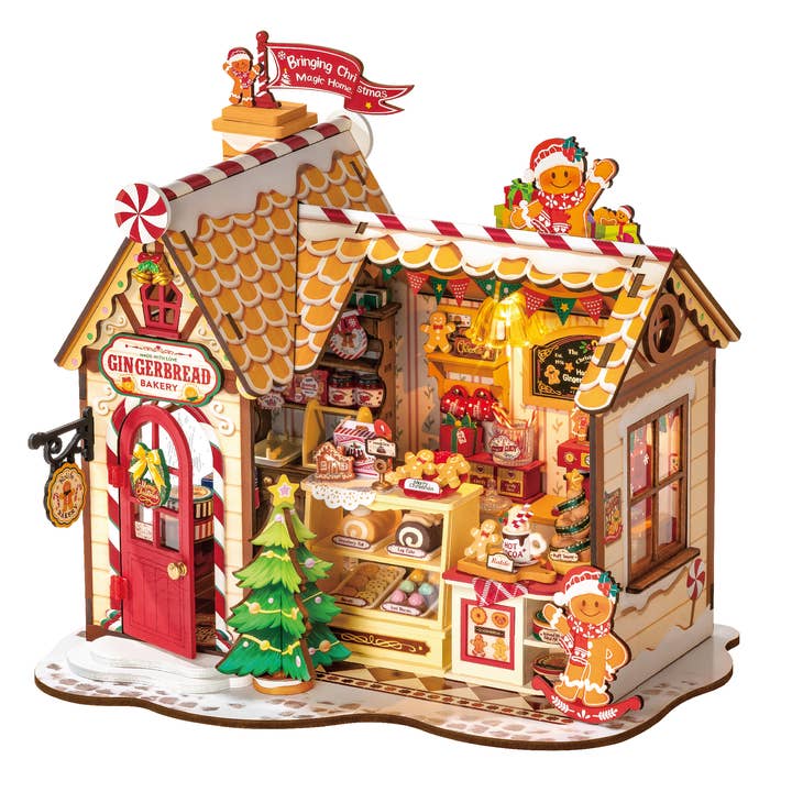 Gingerbread House for wholesale by Robotime