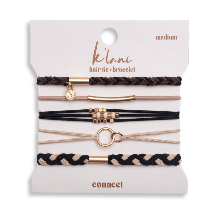 Connect Hair Tie Bracelets for wholesale by K'lani hair tie bracelets