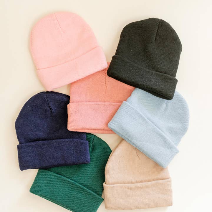 Stroller Society - Wholesale Beanie - Kids - Oversized Knit Beanie Hat - Baby Beanie 0-24 months
