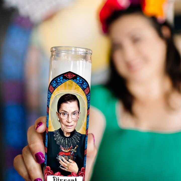 The Eternal Flame - Wholesale Votive Candle - Saint RBG - Our Lady of Dissent Ruth Bader Ginsburg