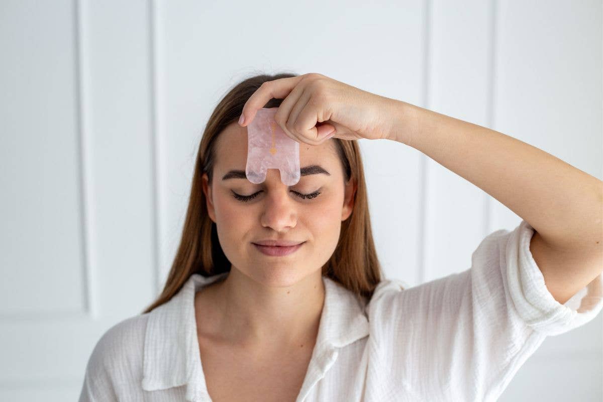 ACUS MED - Wholesale Gua Sha Tool - Gua Sha Stone | Gua Sha Tool | Rectangle - Pink7