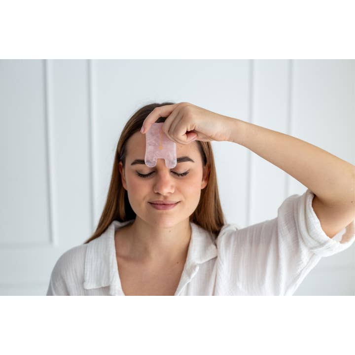 ACUS MED - Wholesale Gua Sha Tool - Gua Sha Stone | Gua Sha Tool | Rectangle - Pink7