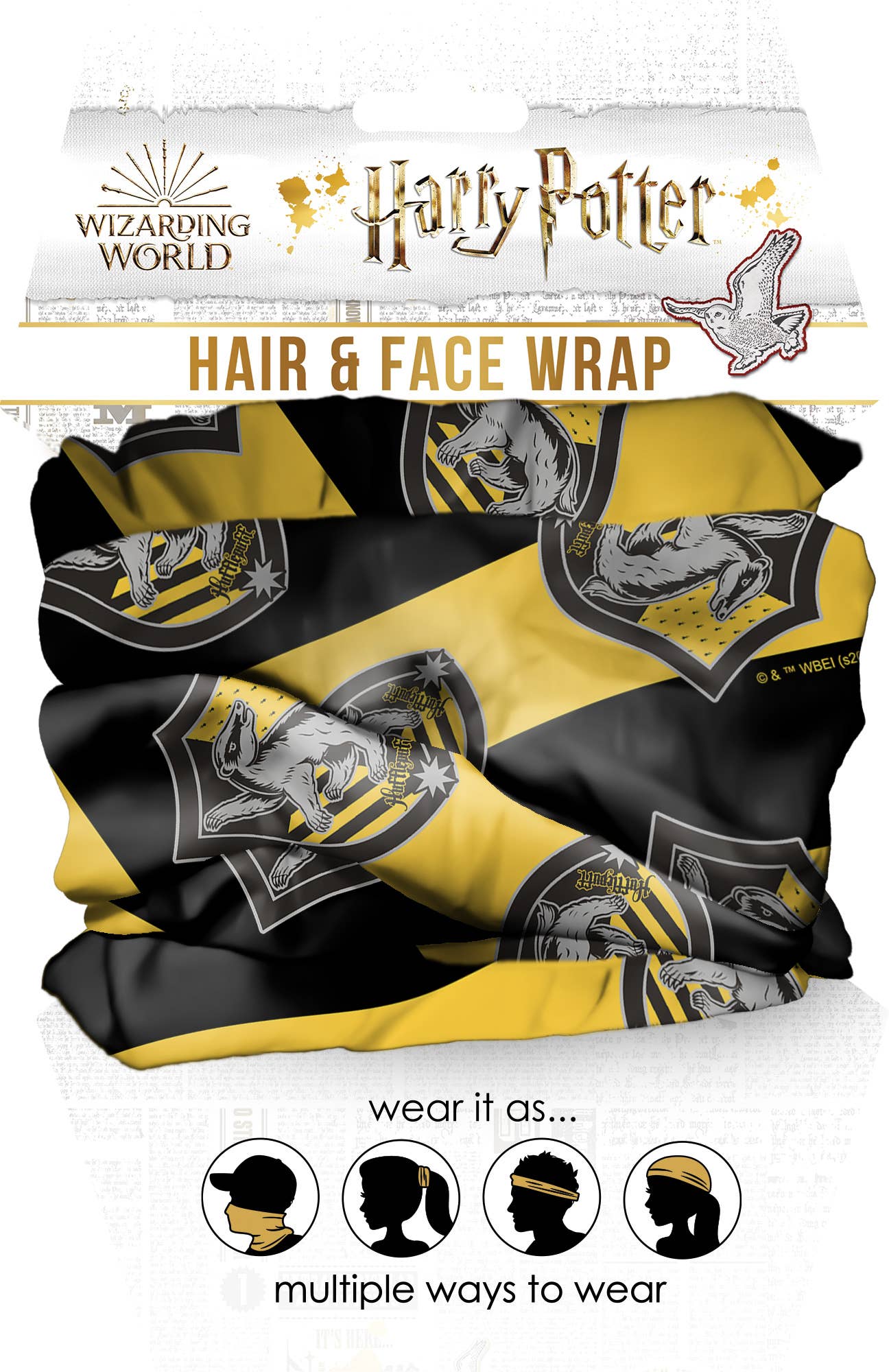 Spoontiques, Inc - Wholesale Head Scarf - Women's - Hufflepuff Hair Wrap0