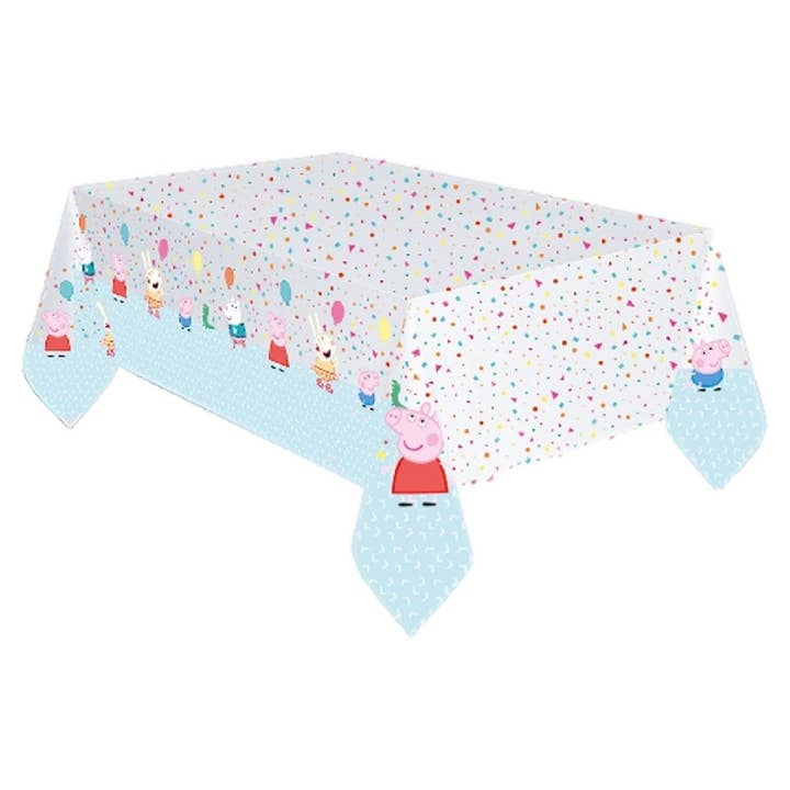 Jactal - Wholesale Disposable Table Cover/Runner - Peppa Pig Birthday Plastic Table Cloth