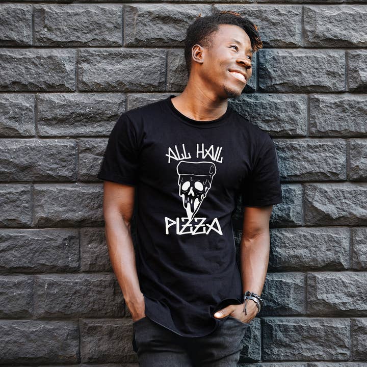 All Hail Pizza Unisex-skjorta för wholesale av Blaspheme Boutique