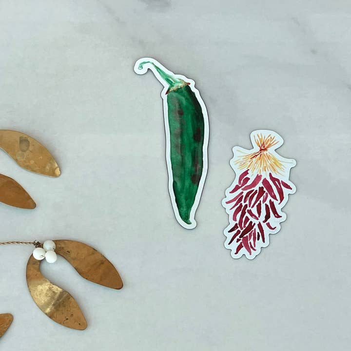 Magnets au poivre du Chili pour la vente par Red Chile Design Co