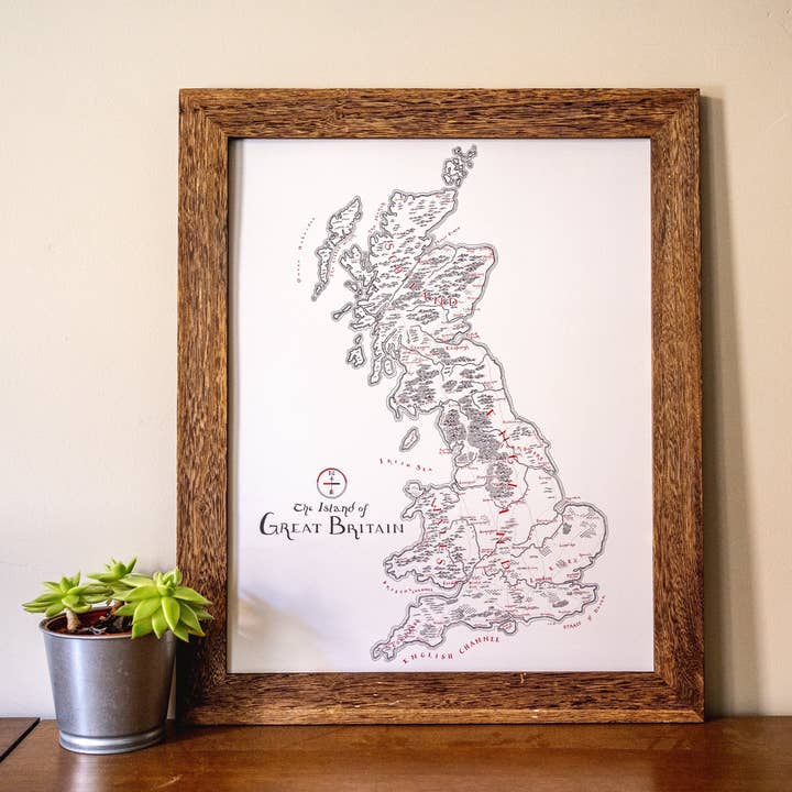 Great Britain Map for wholesale by Lord of Maps