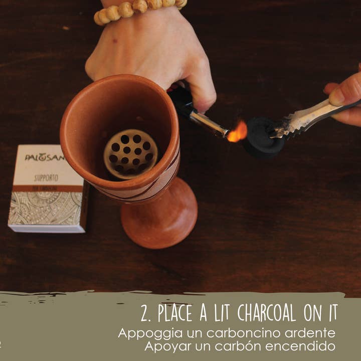 Herborea srl - Wholesale Incense Holder - Steel Holder for Charcoals and Cones for Incense Burners4