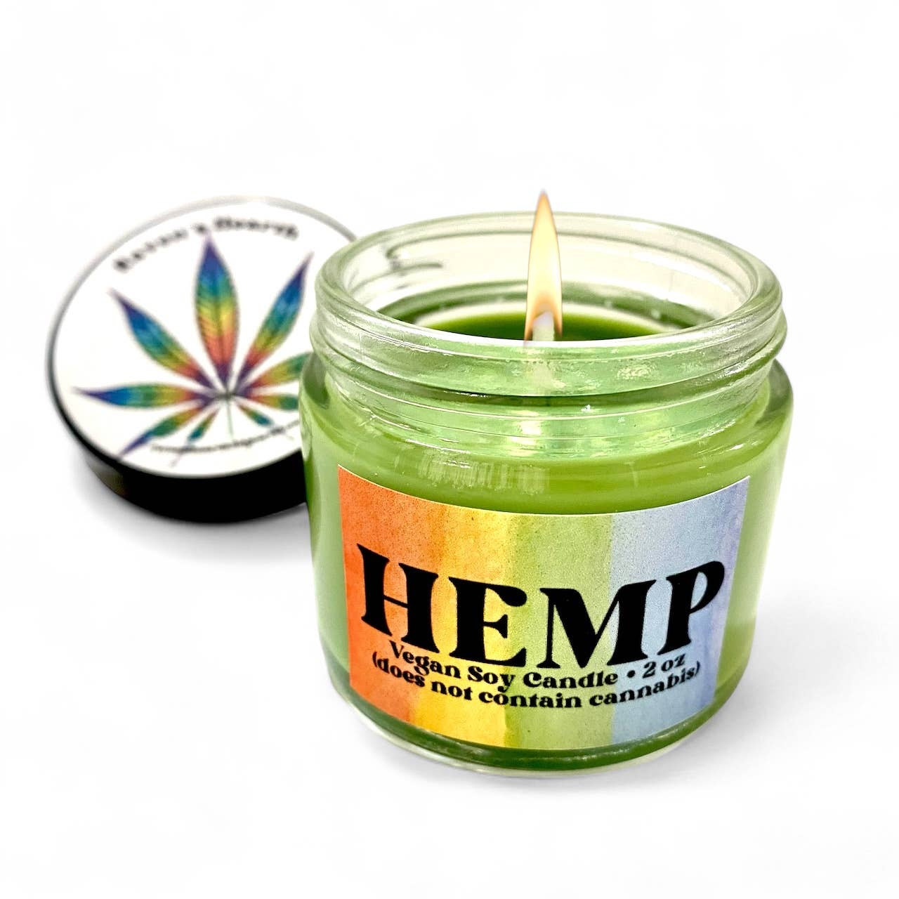 Raven’s Hearth - Vendita all'ingrosso Candela in vasetto - Candela di soia profumata alla canapa | Vegana | Neutra rispetto al genere0