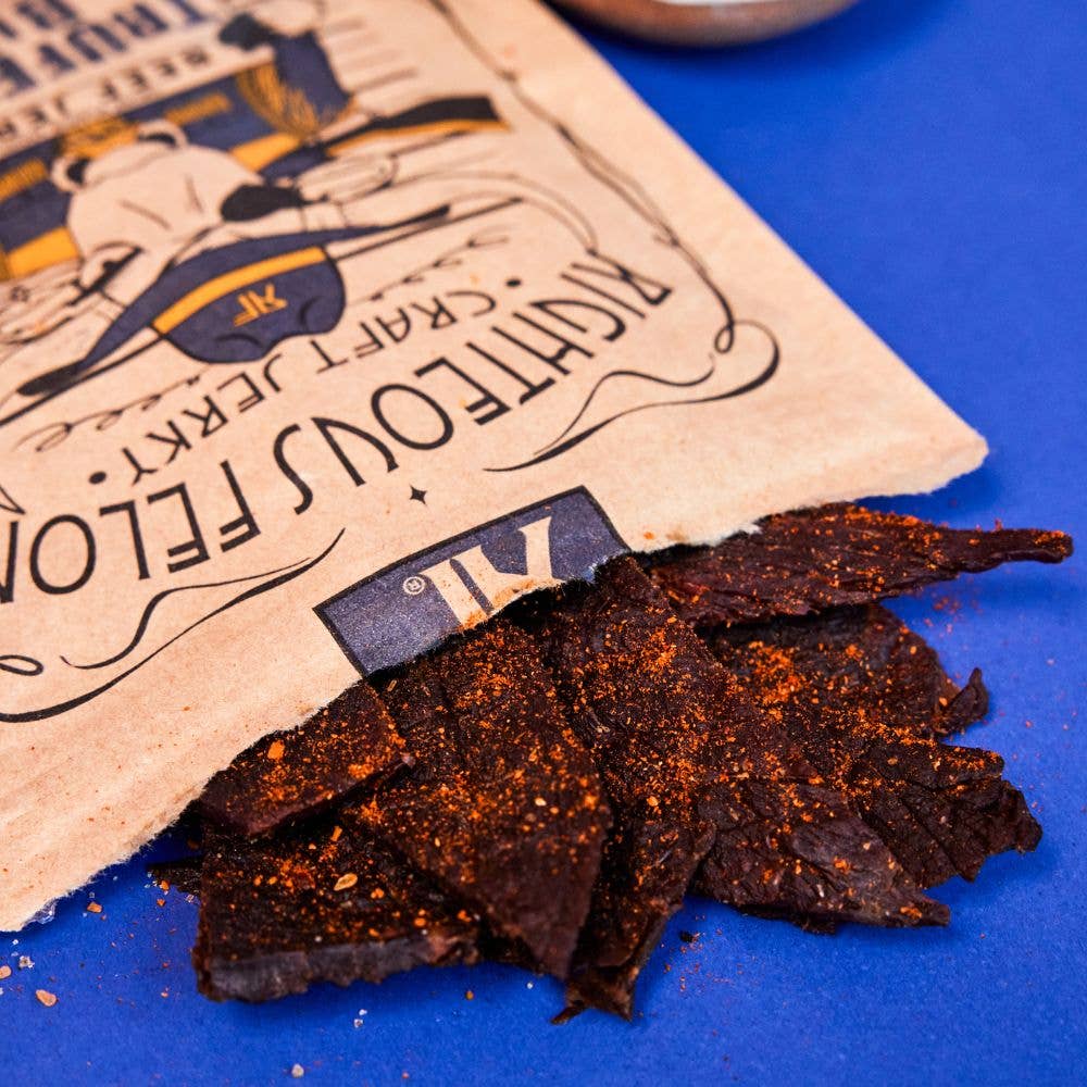 Righteous Felon Craft Jerky - Wholesale Jerky - Truffle-O Bill Beef Jerky 2oz2