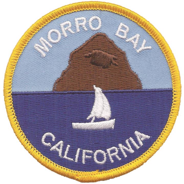 Happy Wood Products - Wholesale Patch - MORRO BAY Rock Souvenir Patch - 45523