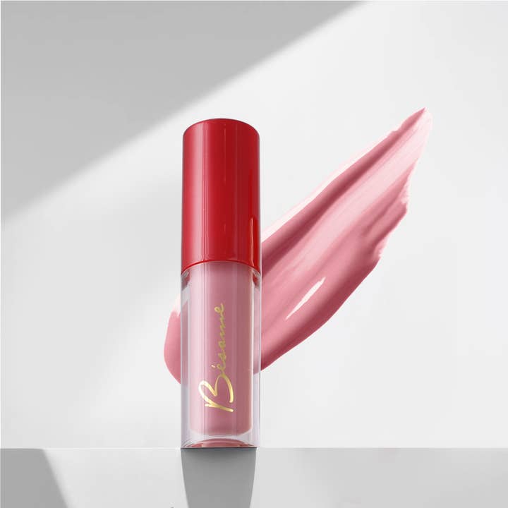 Besame Cosmetics Inc - Wholesale Lipstick - Charlie's Rose Lipstick + Glossy Balm Set - 1976
