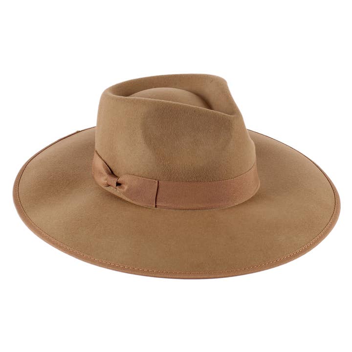 Jeanne Simmons Accessories - Wholesale Fedora - Women's - Fedora large Brim 100% Wool Felt 7910 Hat WinterÂ