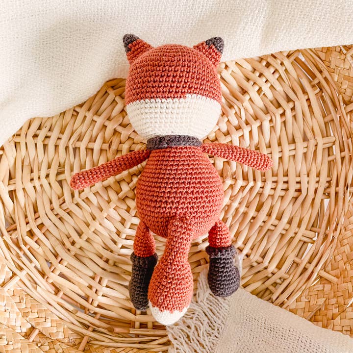 miniwhale studio – wholesale Stuffed/plush toy – Kids & baby – Crochet Fox Toy / UKCA-CE Certified2