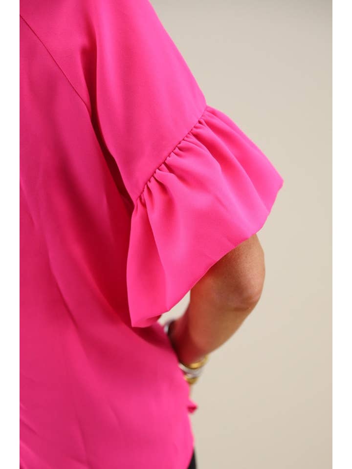 Jess Lea - Wholesale Blouse - Women's - Rebecca Ruffle Sleeve Top11