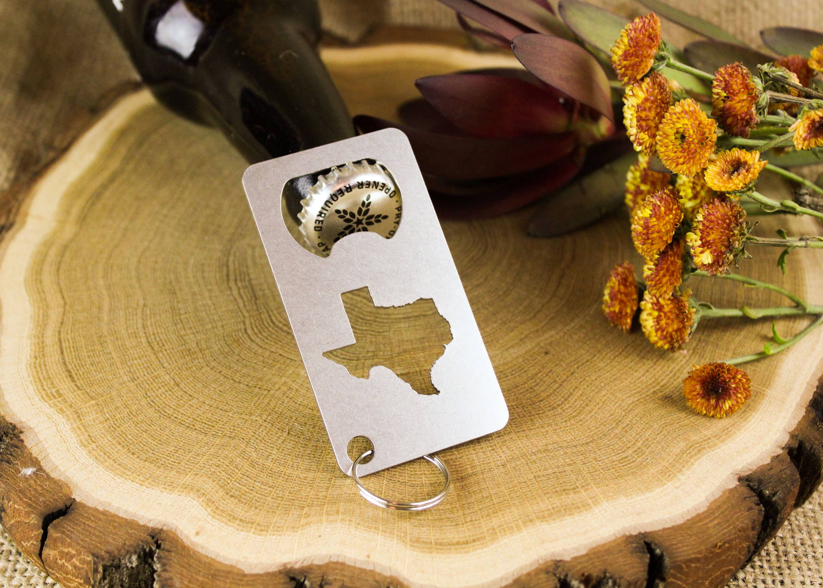 Iron Maid Art - Wholesale Bottle/Wine Opener - Texas State Stainless Steel Beer Bottle Opener Gift Bar3