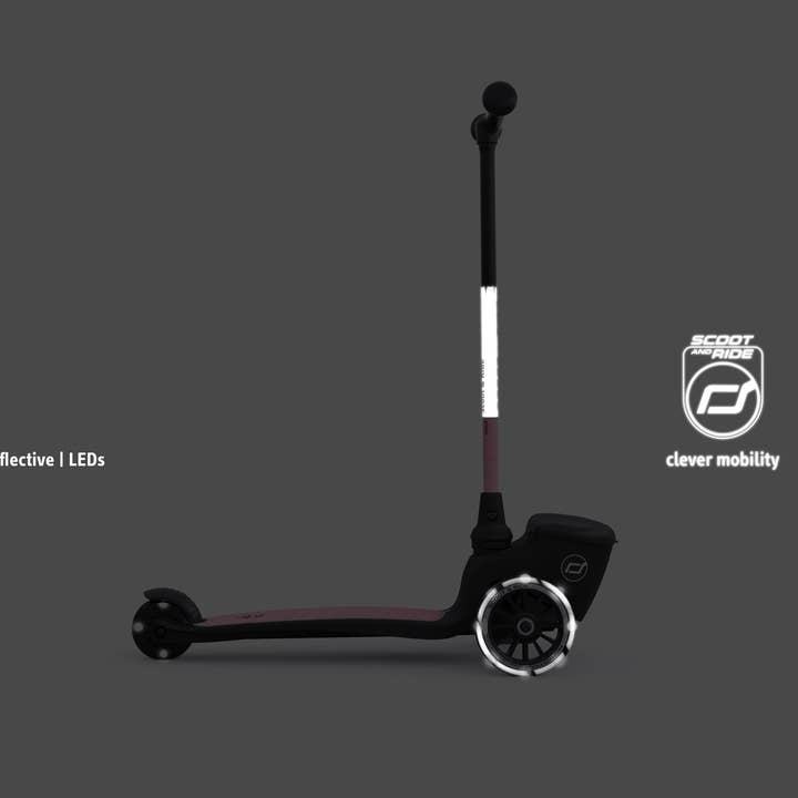 Scoot & Ride - Vente Vélo et trottinette – enfant - Scoot and Ride Highwaykick2 Couleurs mélangées réfléchissantes3