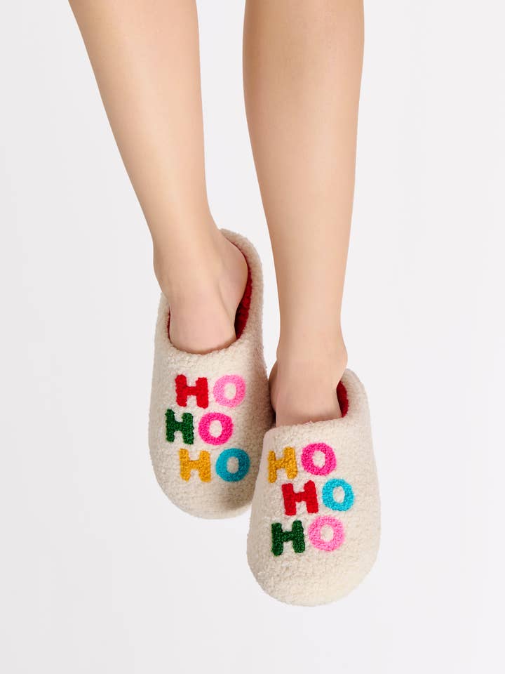 Shiraleah - Wholesale Slippers - Women's - "HO HO HO" SLIPPERS3