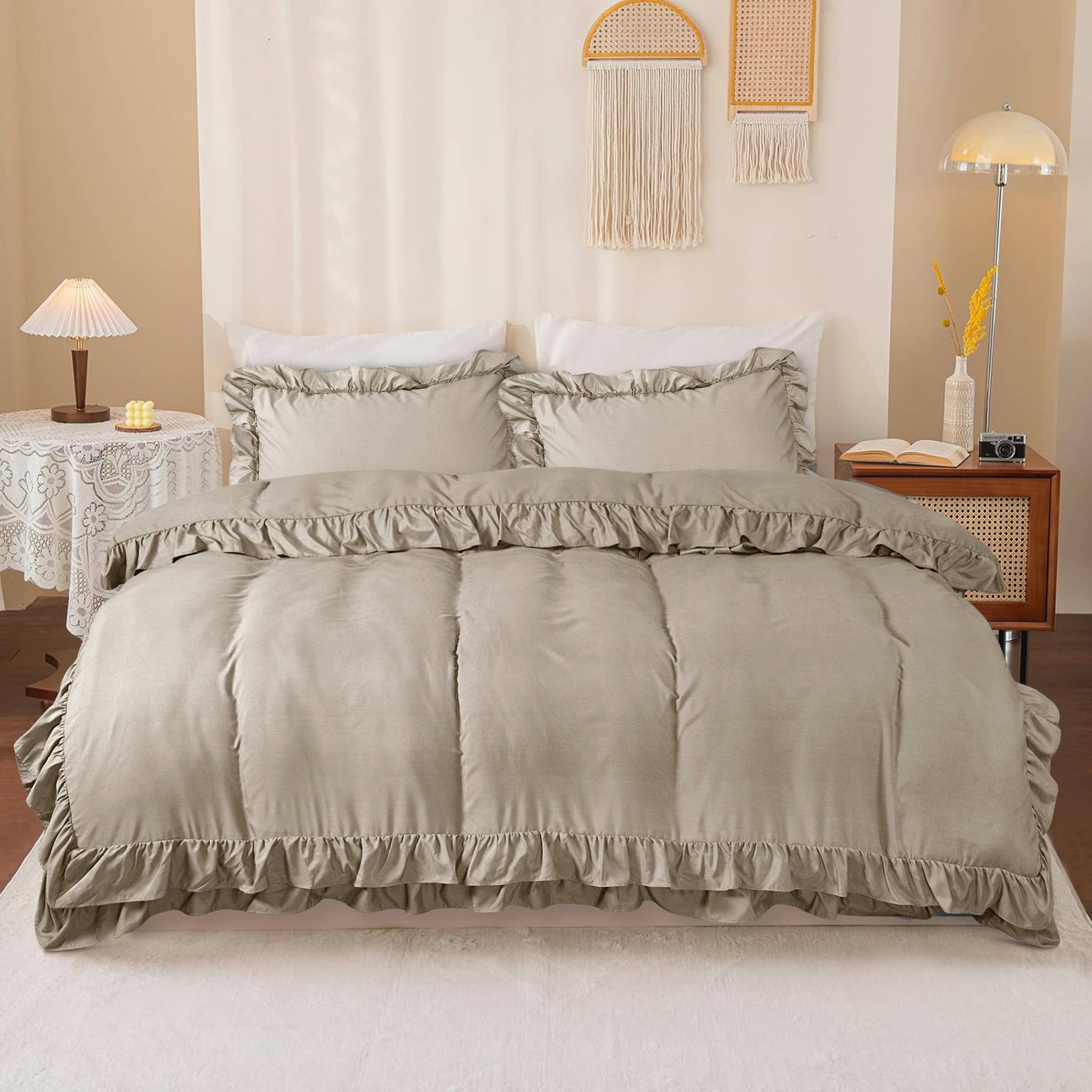 Cotton Passion - Wholesale Bedding Set - Duvet Cover Sets Frilled Duvet Set 3 Pcs Comforter Sets0