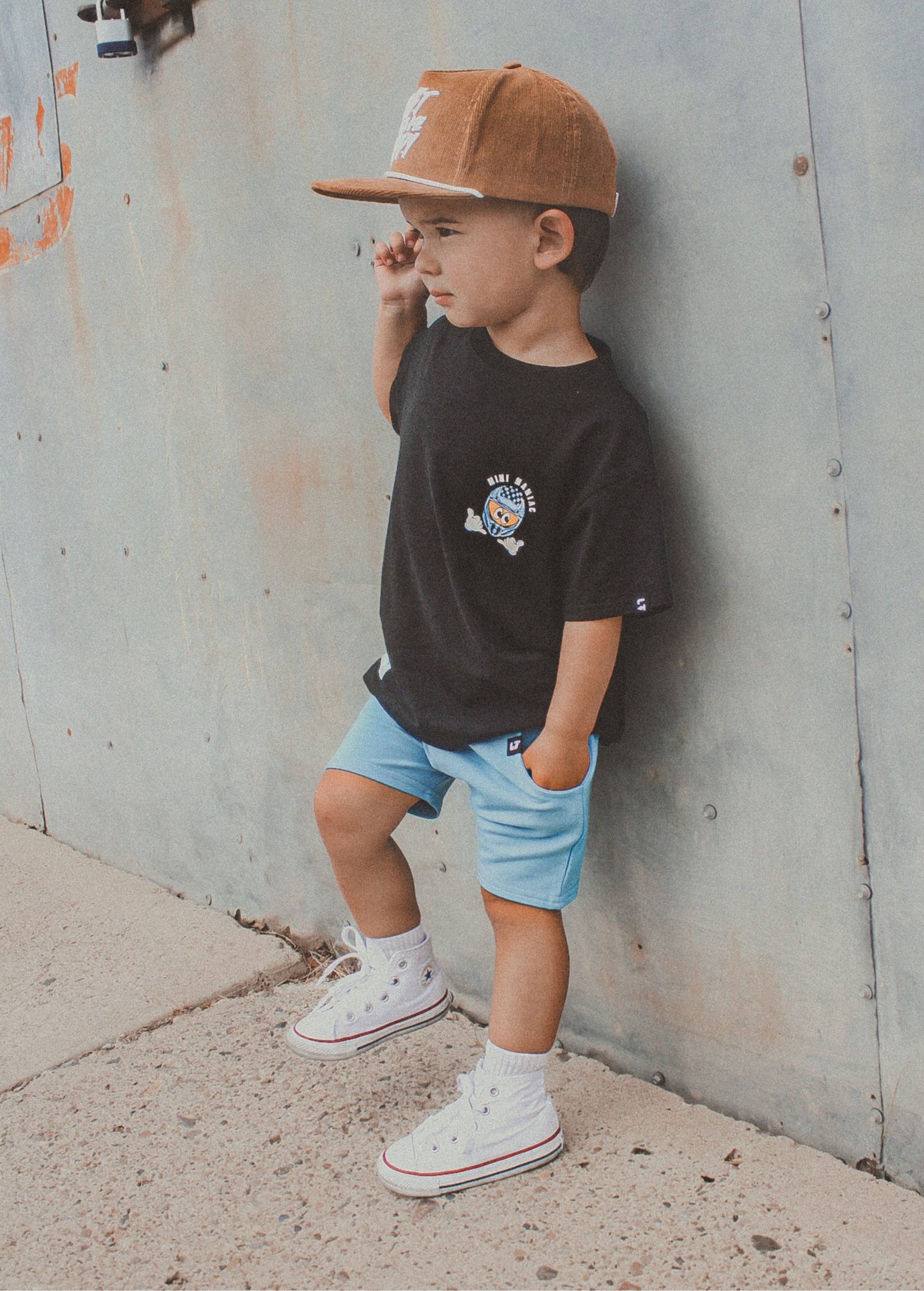 Little Trouble - Wholesale Shorts - Kids - Everyday Shorts Blue2