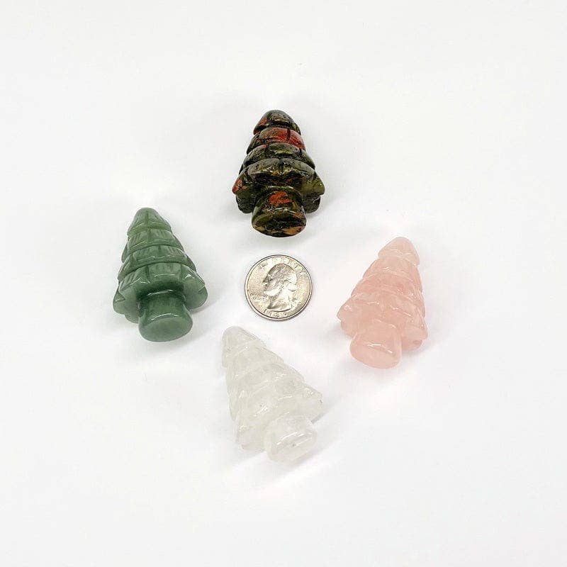 Rock Paradise - Venta al por mayor Decoración navideña - Decoración de árbol de Navidad tallado en piedra preciosa3