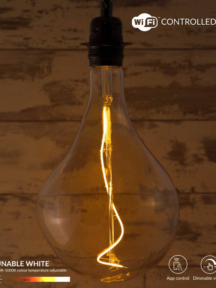 IKI Sculpture Spiral LED | King Size | Wi-Fi Smart Bulb for wholesale by William & Watson