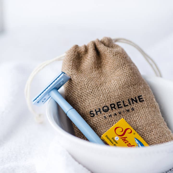 Shoreline Shaving - Wholesale Razor - Safety Razor Sets for Men & Women - Matching Stands Option3