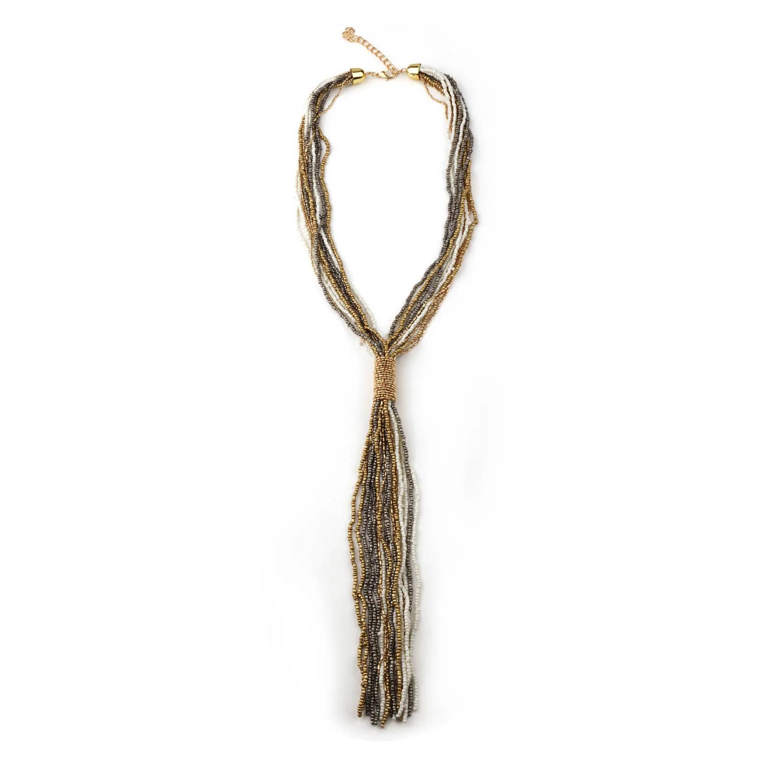 Domoflor s.l - Wholesale Beaded/Pearl Necklace - 💫🎀 Long Beaded Necklace with Bohemian Tassel 🎀💫1