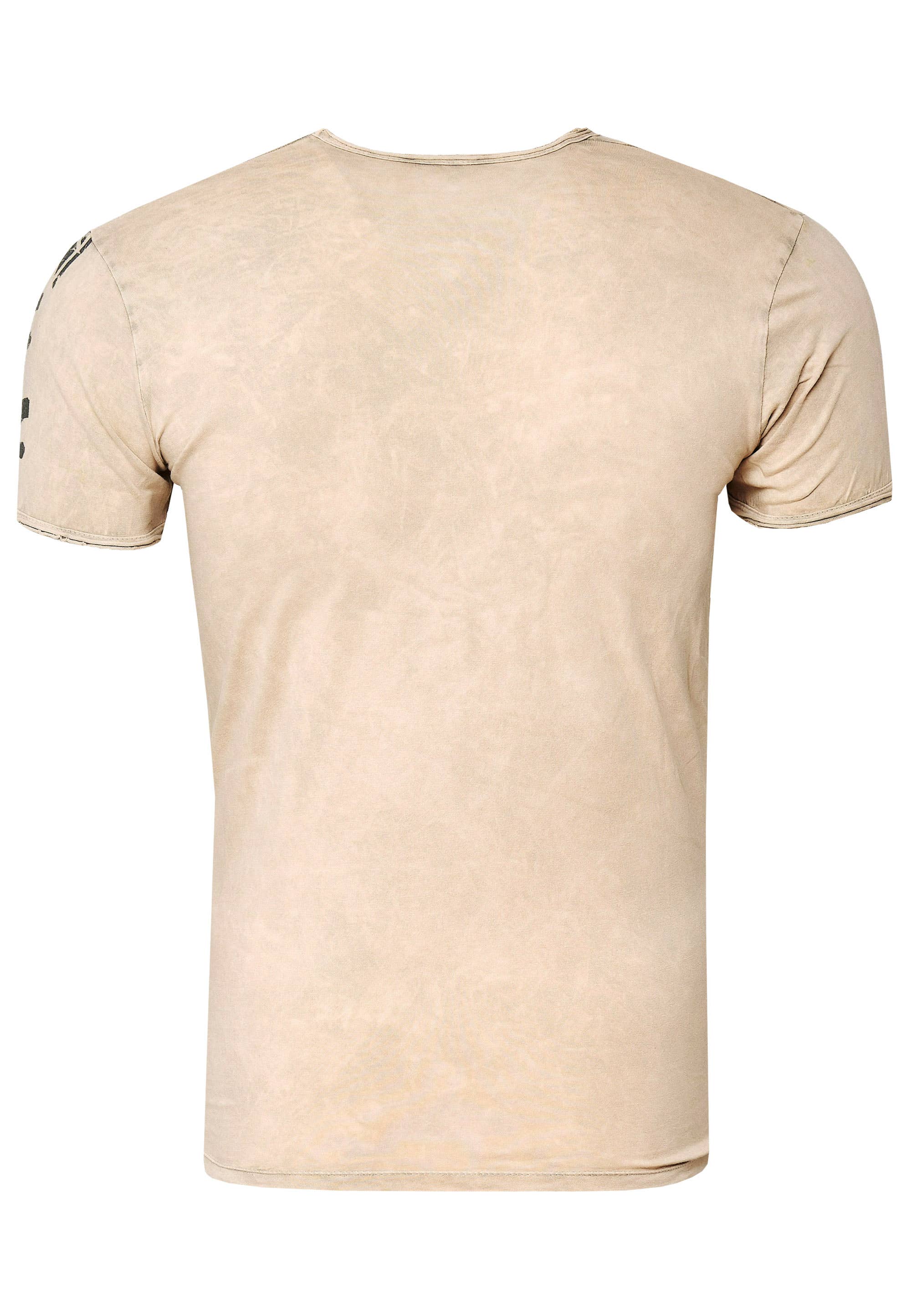 Rusty Neal - Wholesale Screen Printed T-Shirt - Men's - Faded T-Shirt with Front Print 2286