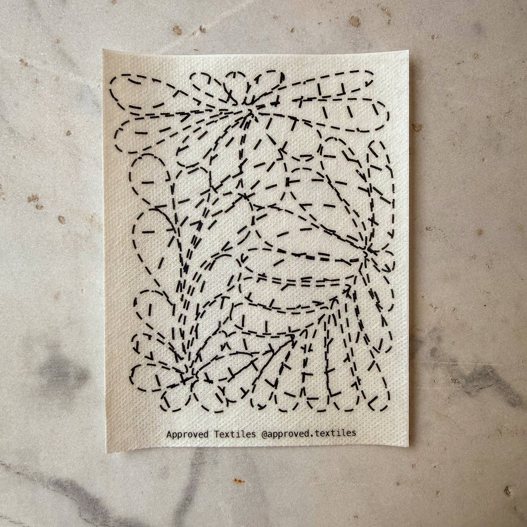 Approved Textiles - Wholesale Craft Sewing Kit - Ondo Botanical Mending + Embellishment Transfer5